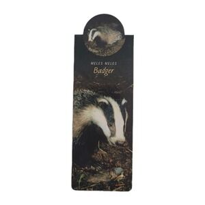 Cardmarks Badger Meles Wild Animals Magnetic Magnet UK Company If #2405, Y2k 00s